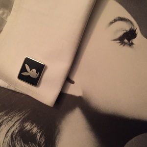 Vintage bunny cuff links